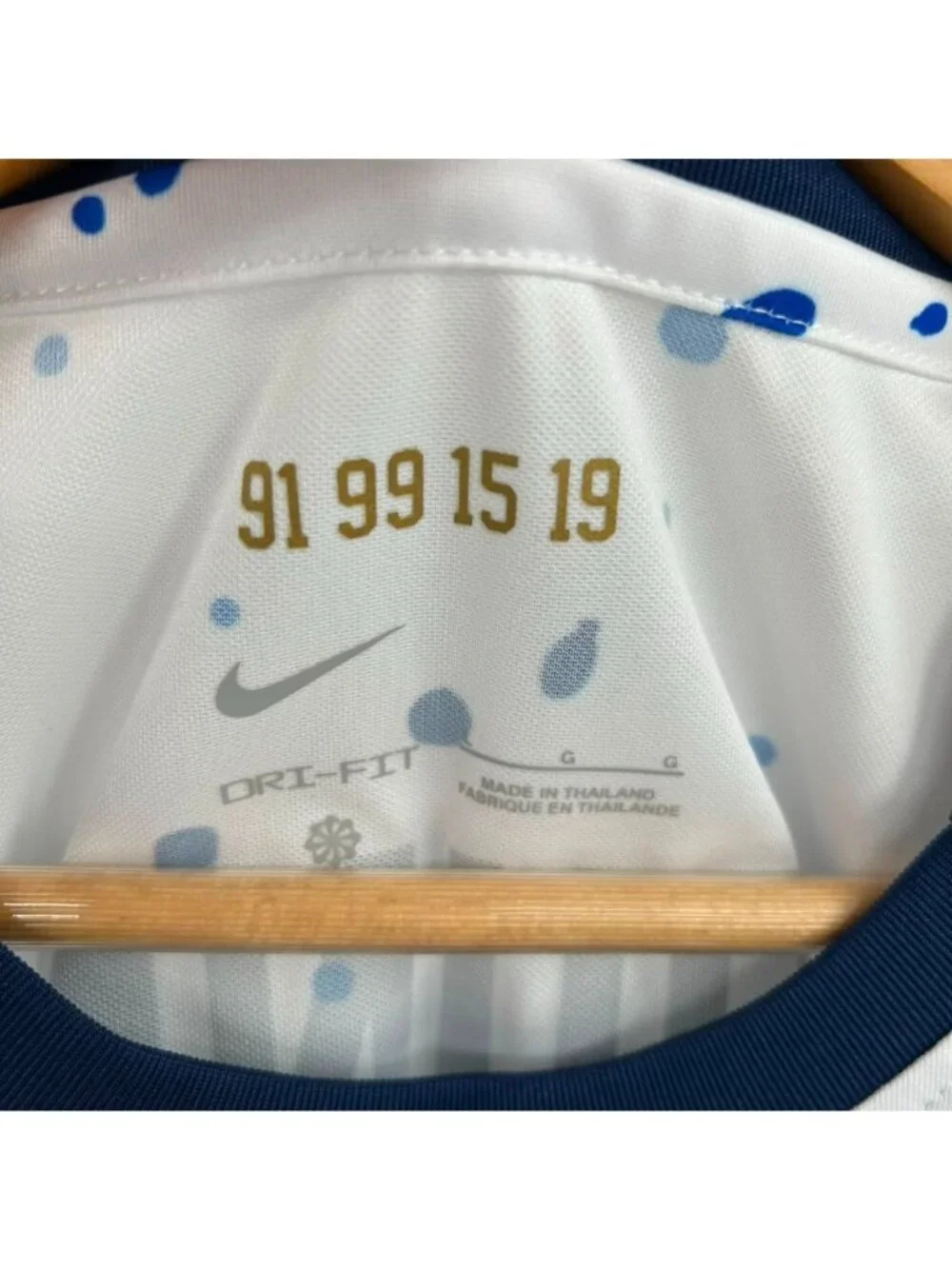 Nike Youth Size Large Dunn #19 USWNT Dri-Fit FIFA World Champions Soccer Jersey
